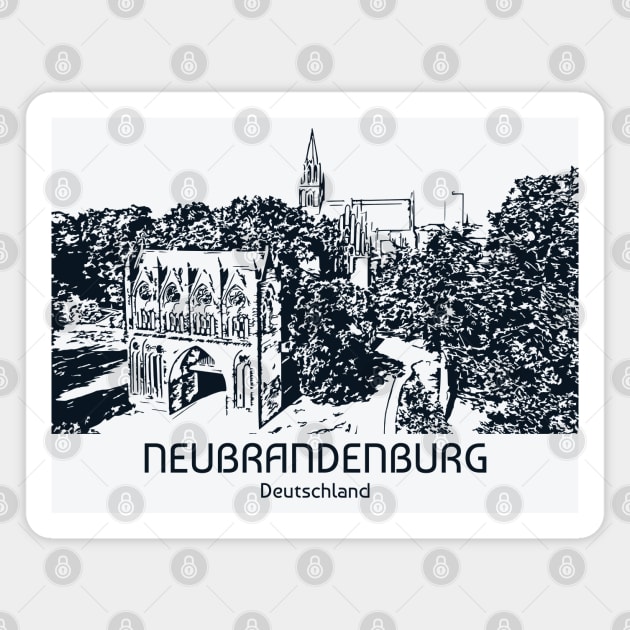 Neubrandenburg - Deutschland Magnet by Lakeric